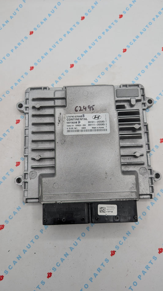 Used 2015 Hyundai Sonata Continental 39101-2GGK5 ECU SIM2K-250 / 5WY3520C