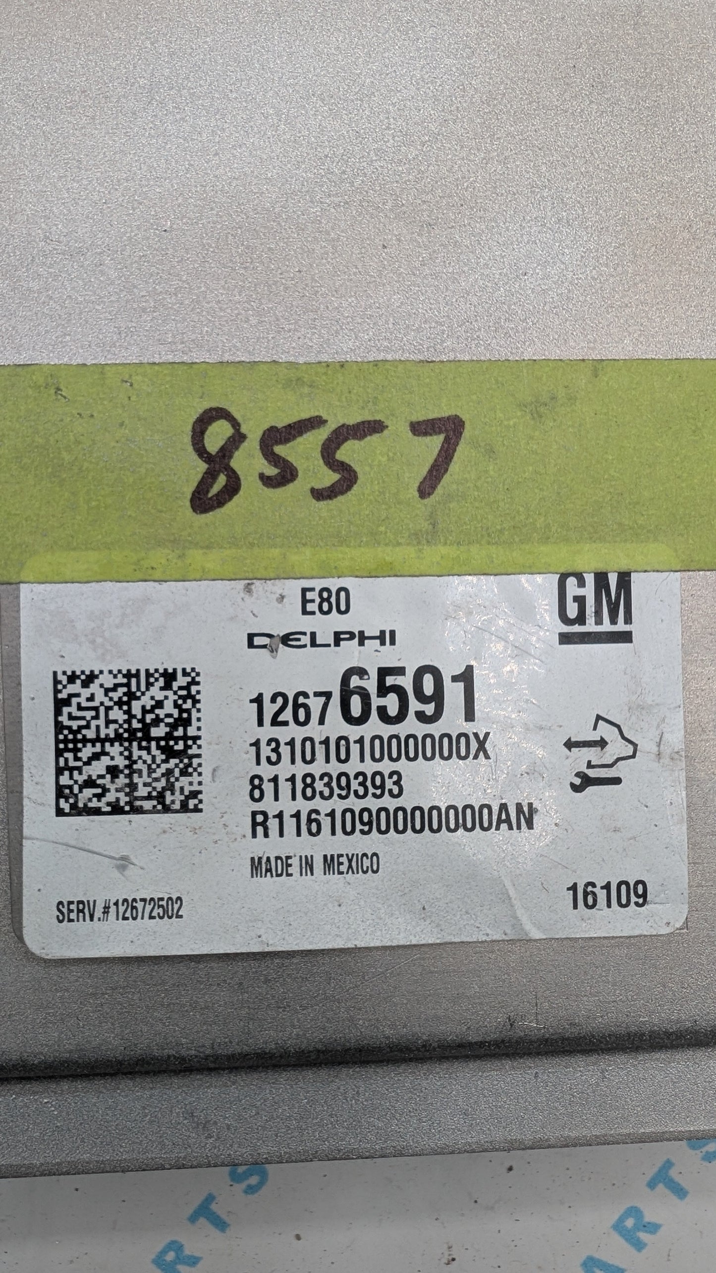 Used 2016 Chevrolet Cruze Delphi E80 12676591 ECU 12672502