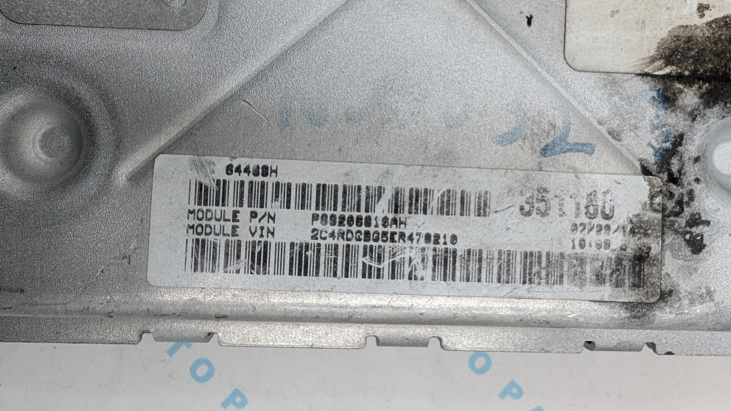 Used 2014 Dodge Caravan Continental P05150778AB ECU P68206610AH