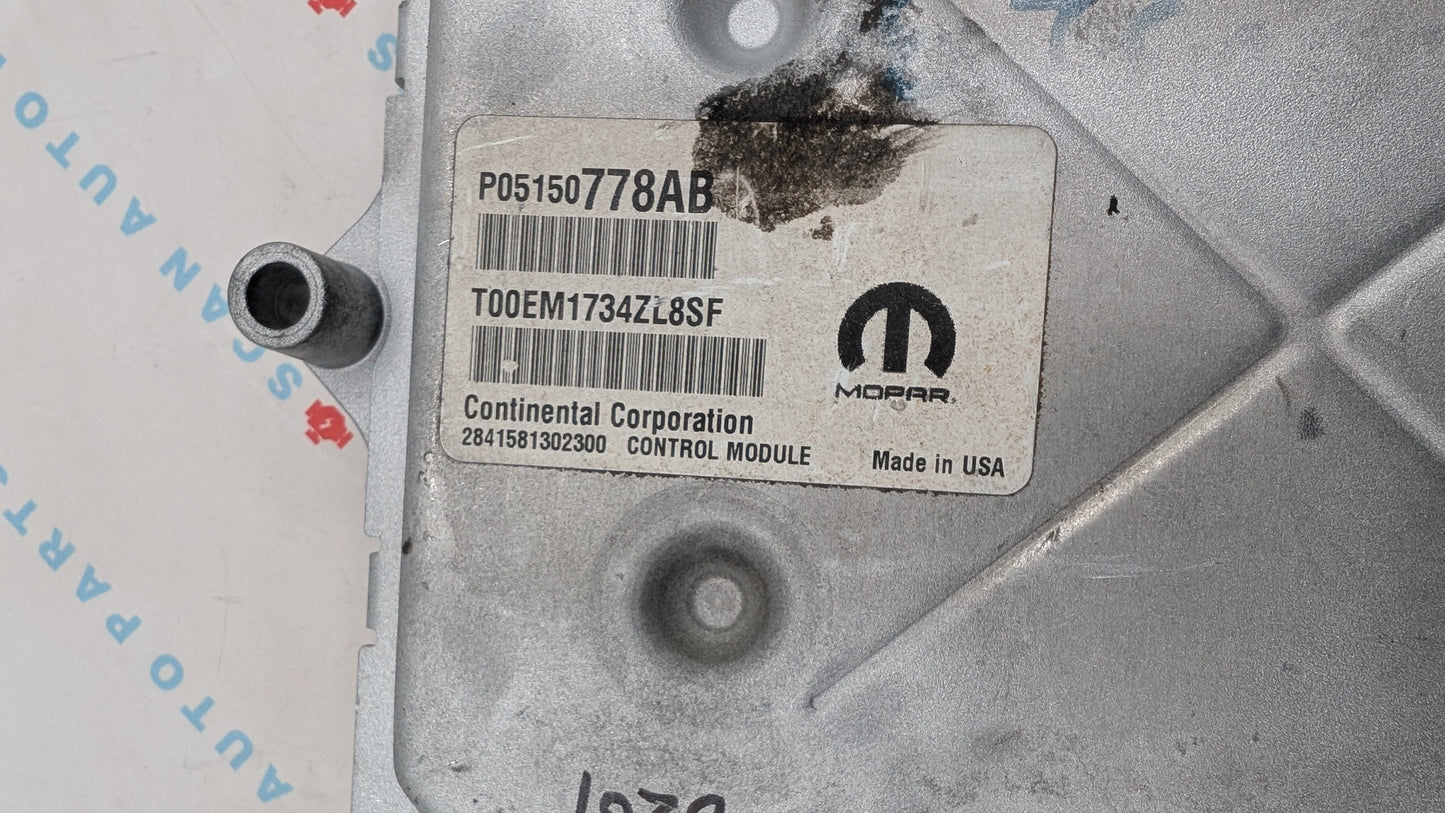 Used 2014 Dodge Caravan Continental P05150778AB ECU P68206610AH