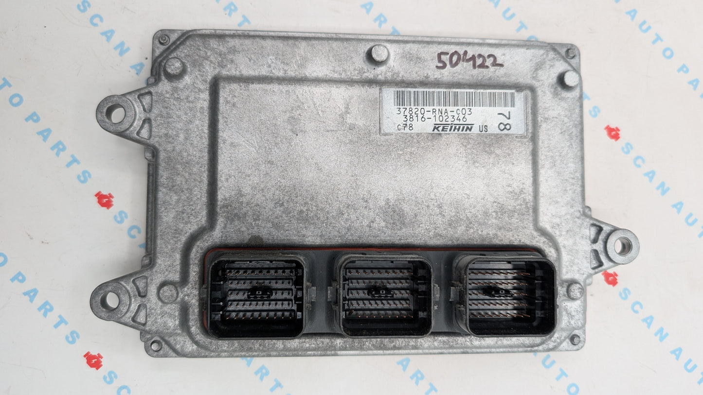 Used 2006 Honda Civic Keihin 37820-RNA-C03 ECU 37820RNAC03
