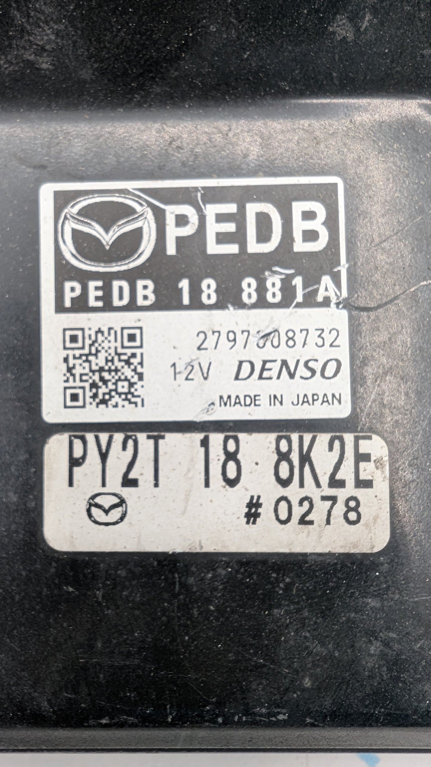 Used 2015 Mazda 3 Mitsubishi PEDB18881A ECU PY2T188K2E