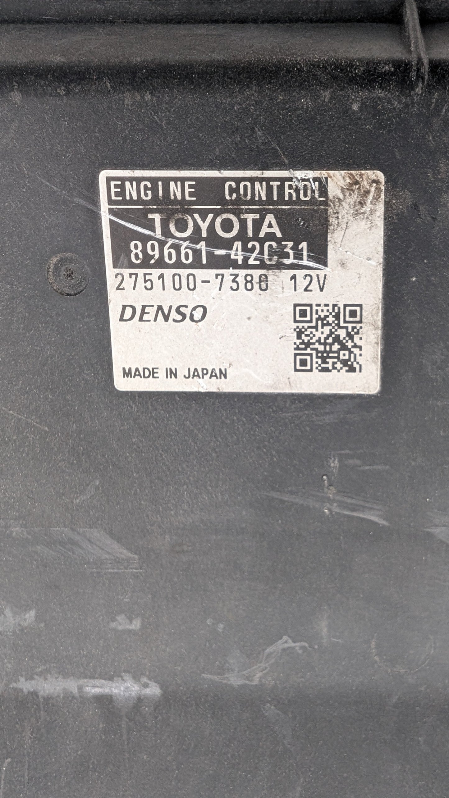 Used 2006 Toyota RAV4 Denso 89661-42C31 ECU 275100-7380