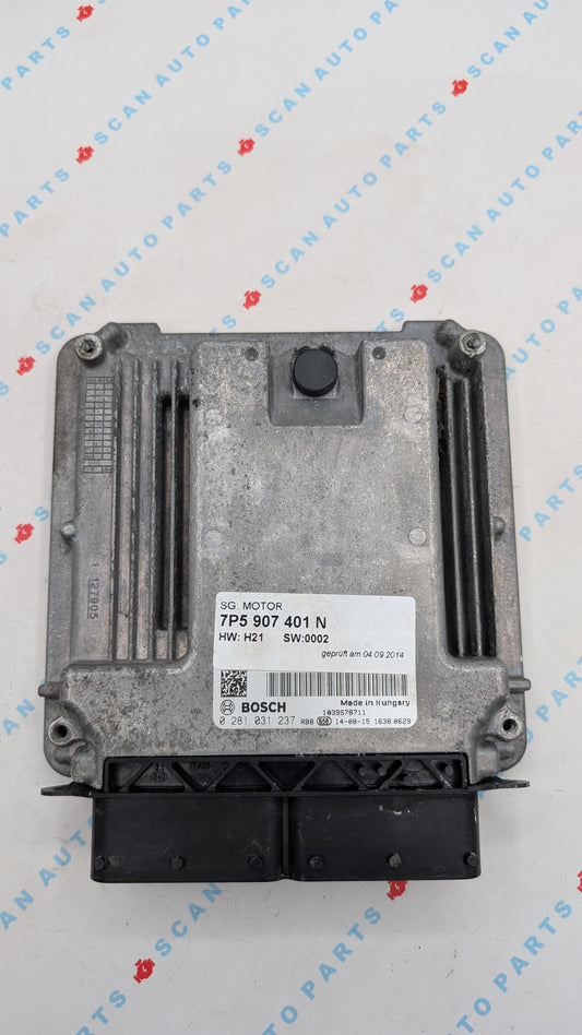 Used 2015 Porsche Bosch 7P5907401N ECU 0281031237
