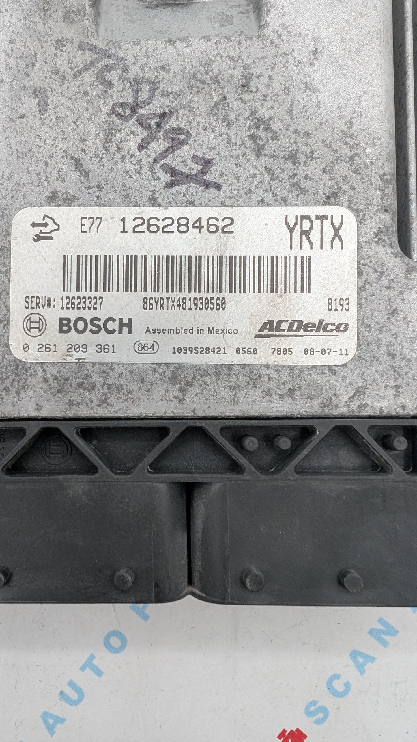 Used 2009 Cadillac CTS Bosch E77 12628462 ECU 0261209361