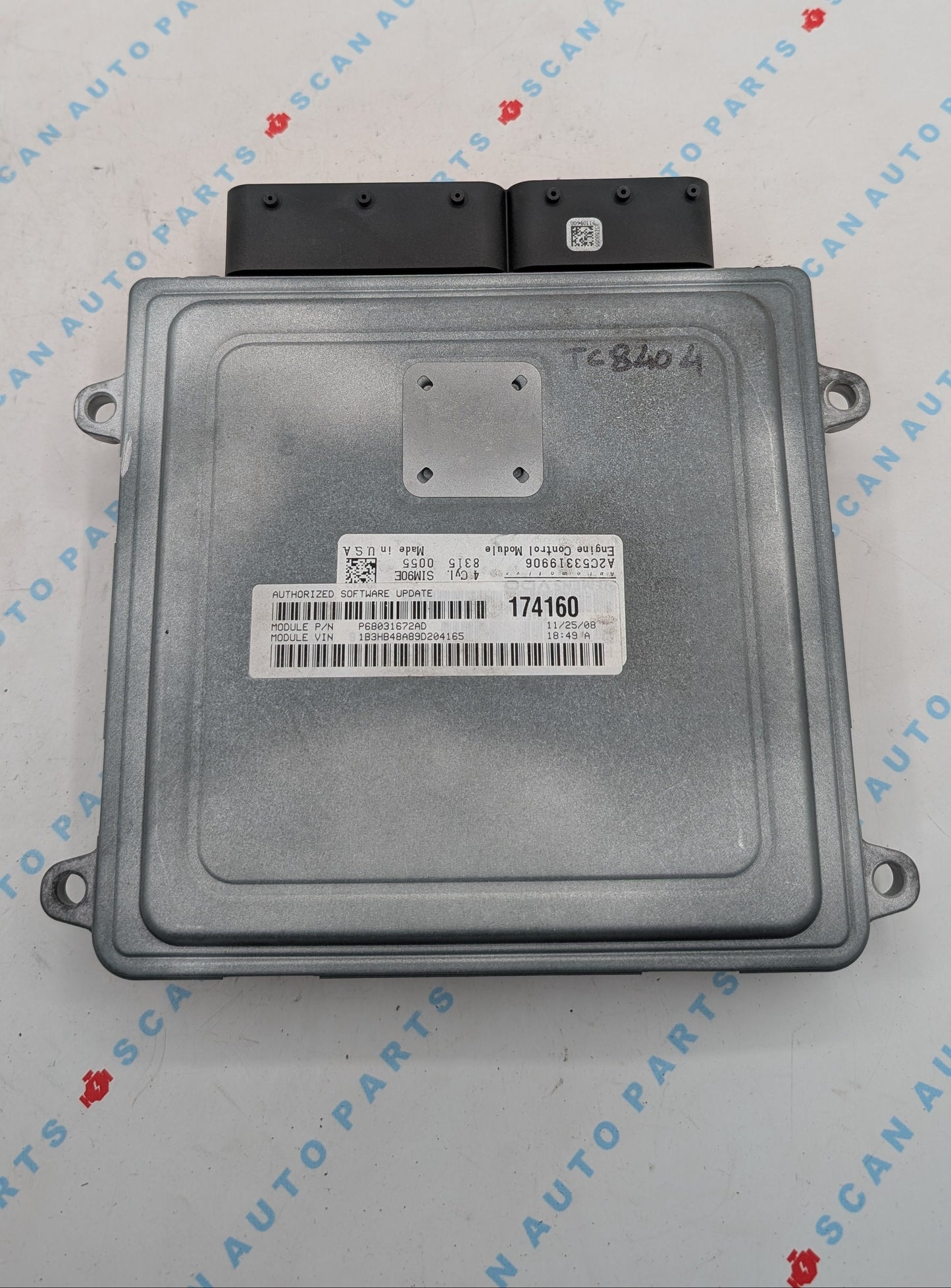 Used 2009 Dodge Caliber Siemens VDO P68031672AD ECU A2C53319906