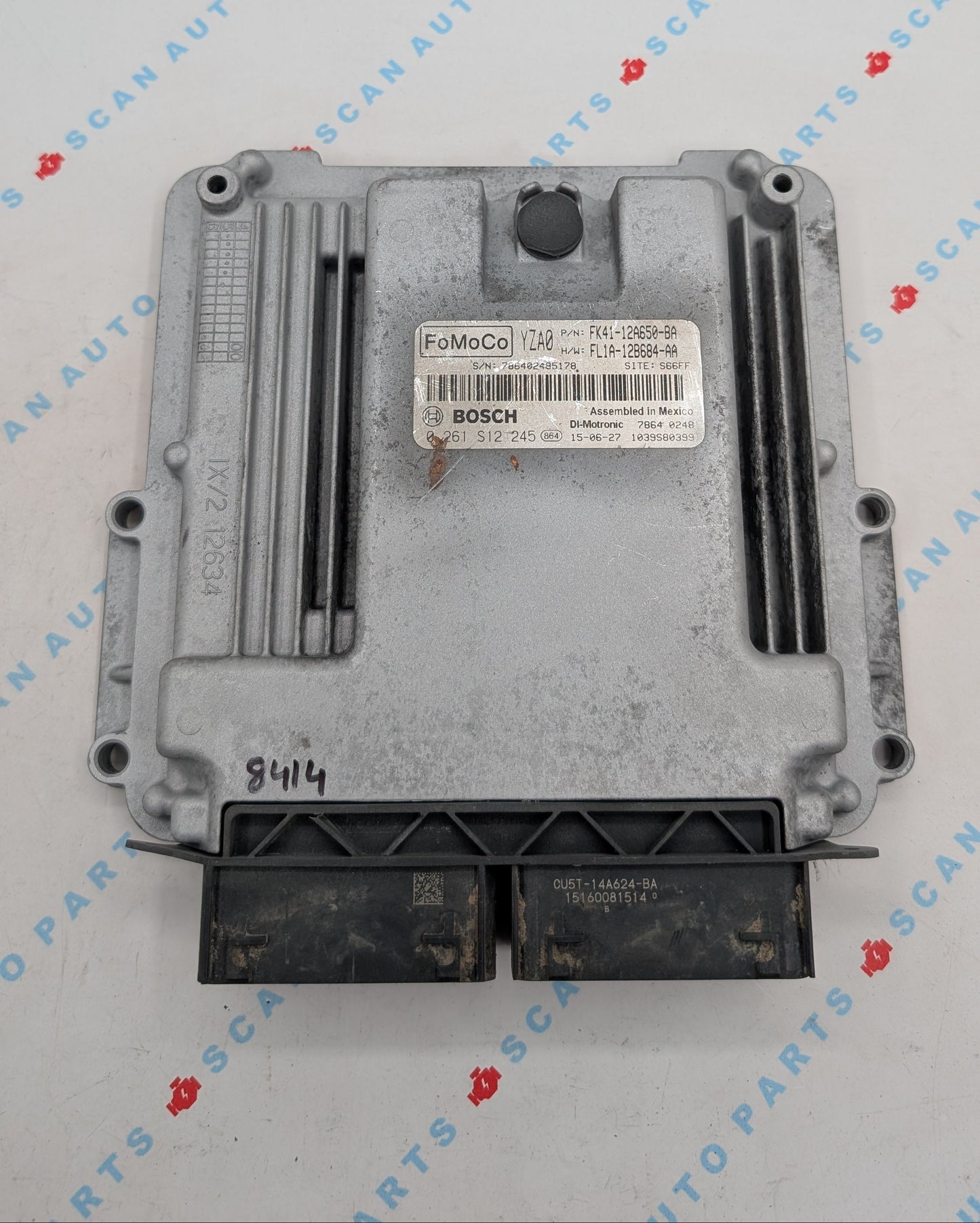 Used 2015 Ford Transit 250 FoMoCo FK41-12A650-BA ECU 0261S12245