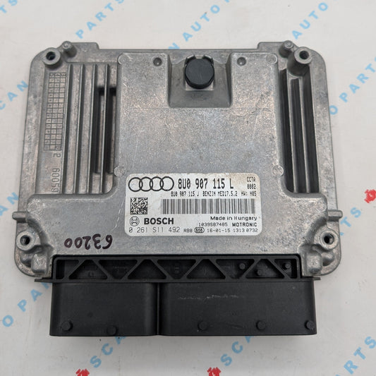 Used 2018 Audi Q3 Bosch 8U0907115L ECU 0261S11492 / MED17.5.2