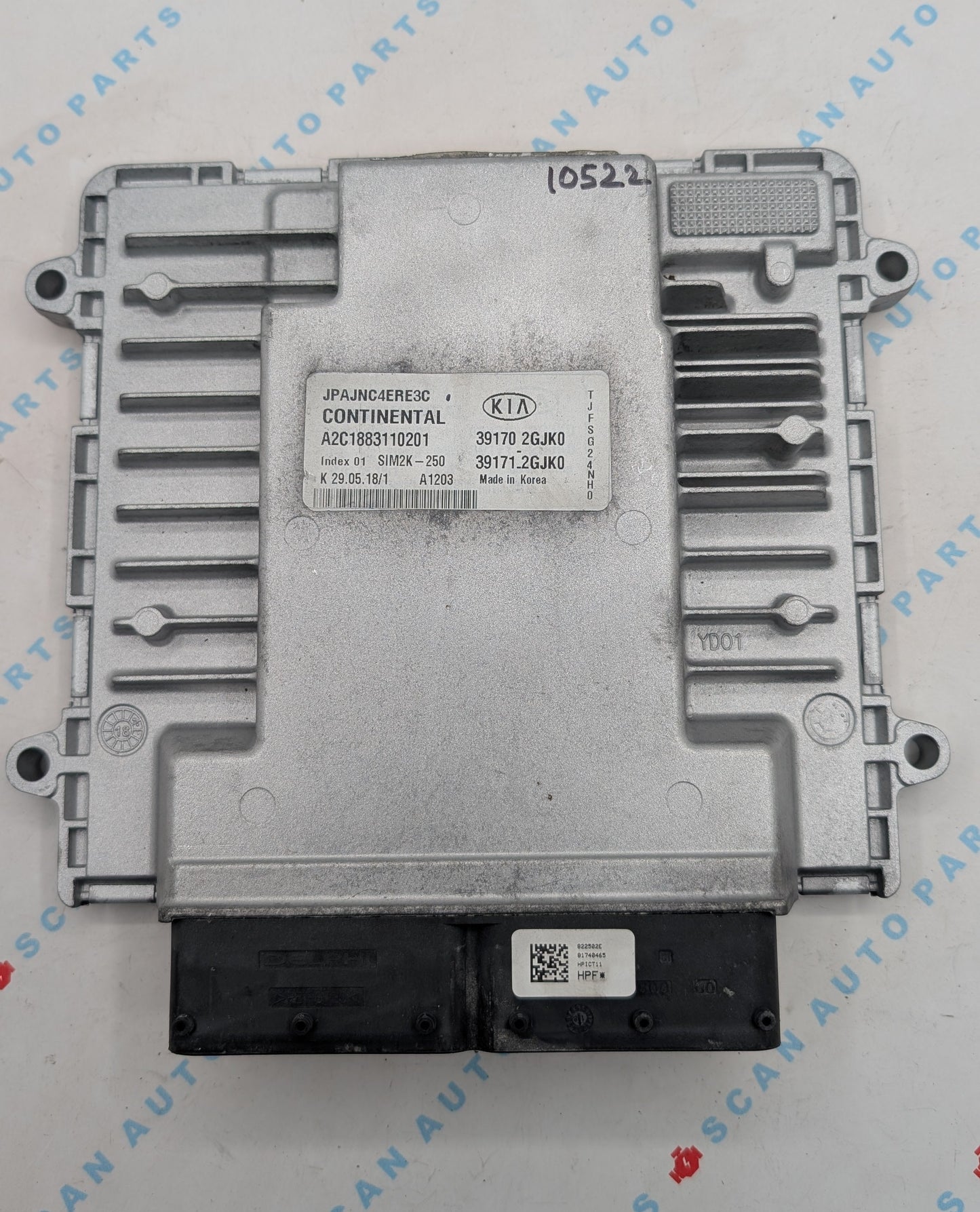 Used 2019 Kia Optima Continental 39170-2GJK0 ECU SIM2K-250 / A2C1883110201