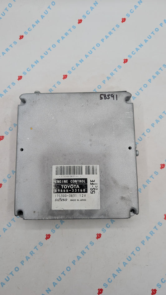 Used 2001 Toyota Camry Denso 89666-33160 ECU 175300-3831