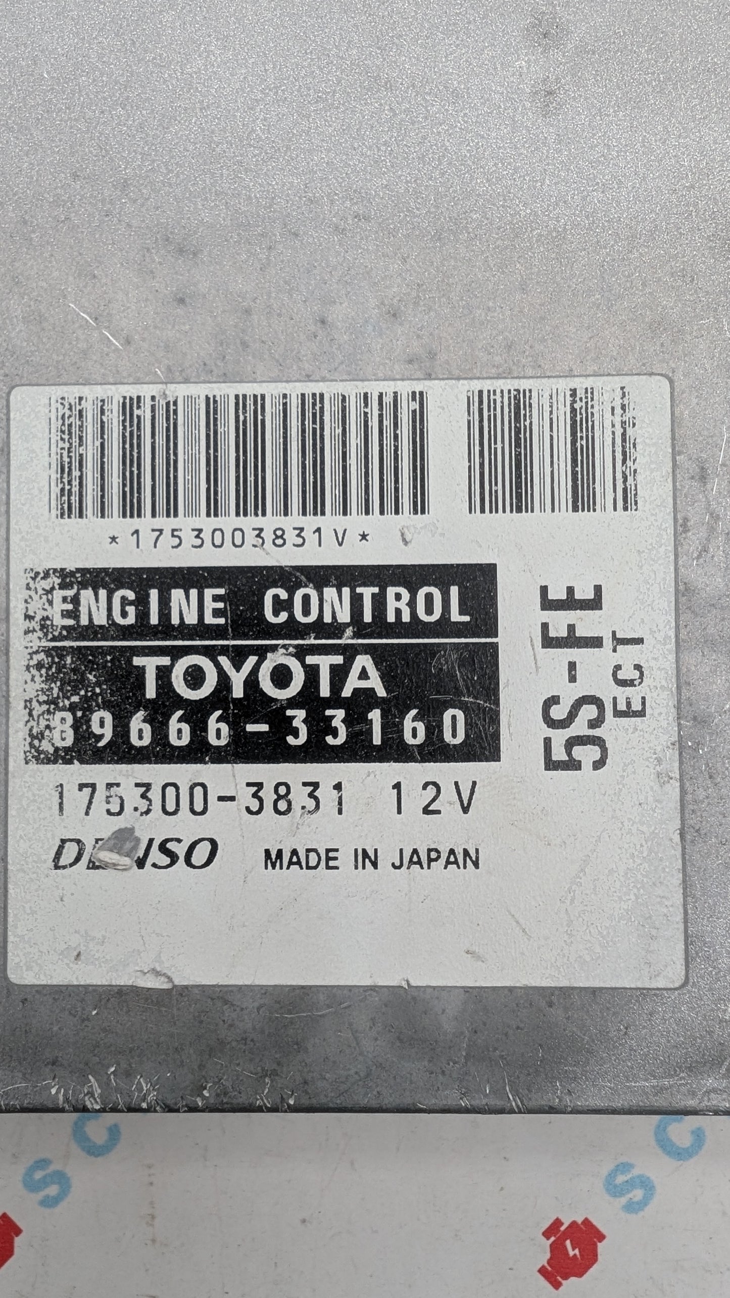 Used 2001 Toyota Camry Denso 89666-33160 ECU 175300-3831