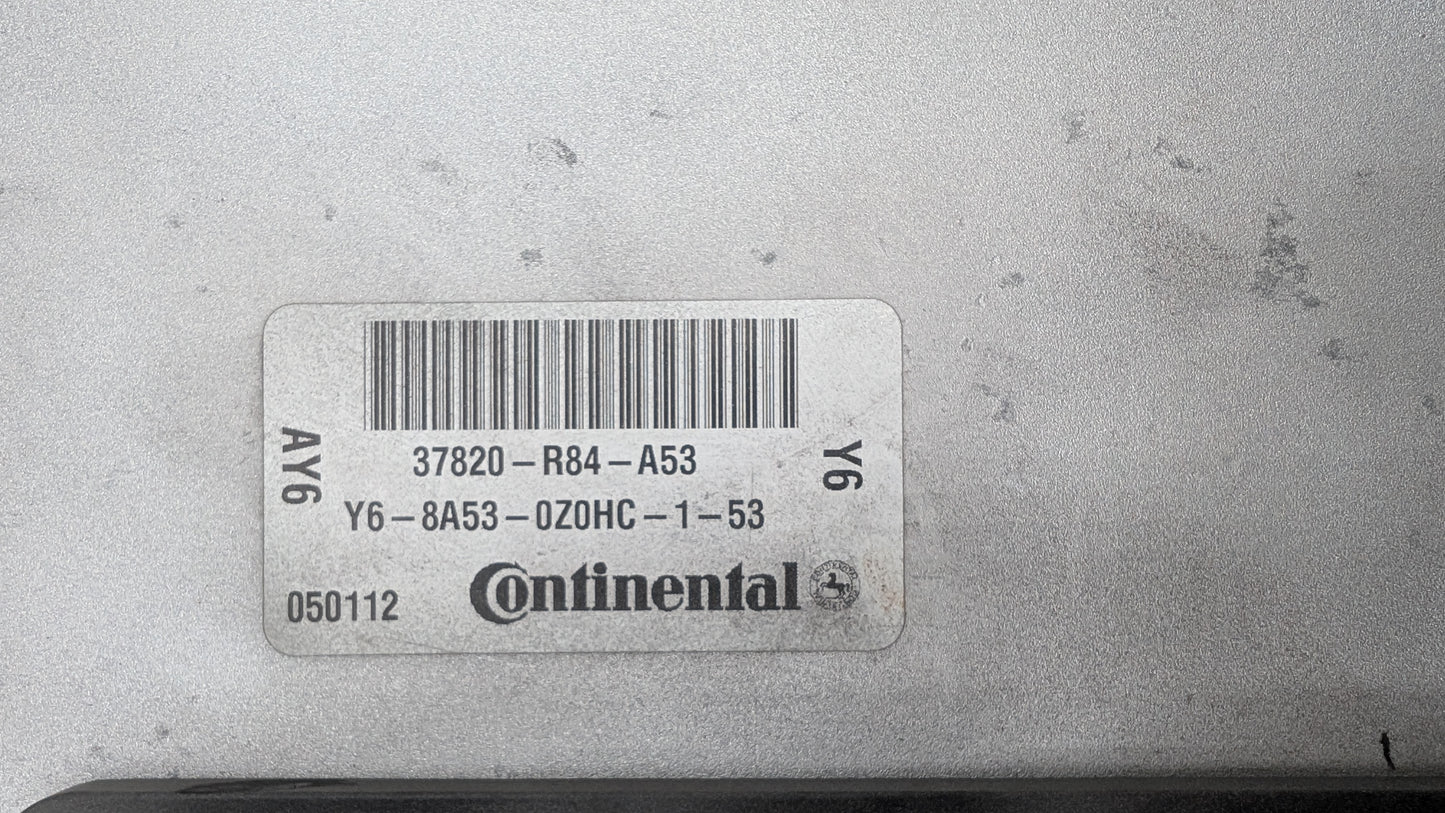 Used 2012 Honda Accord Continental 37820-R84-A53 ECU 37820R84A53