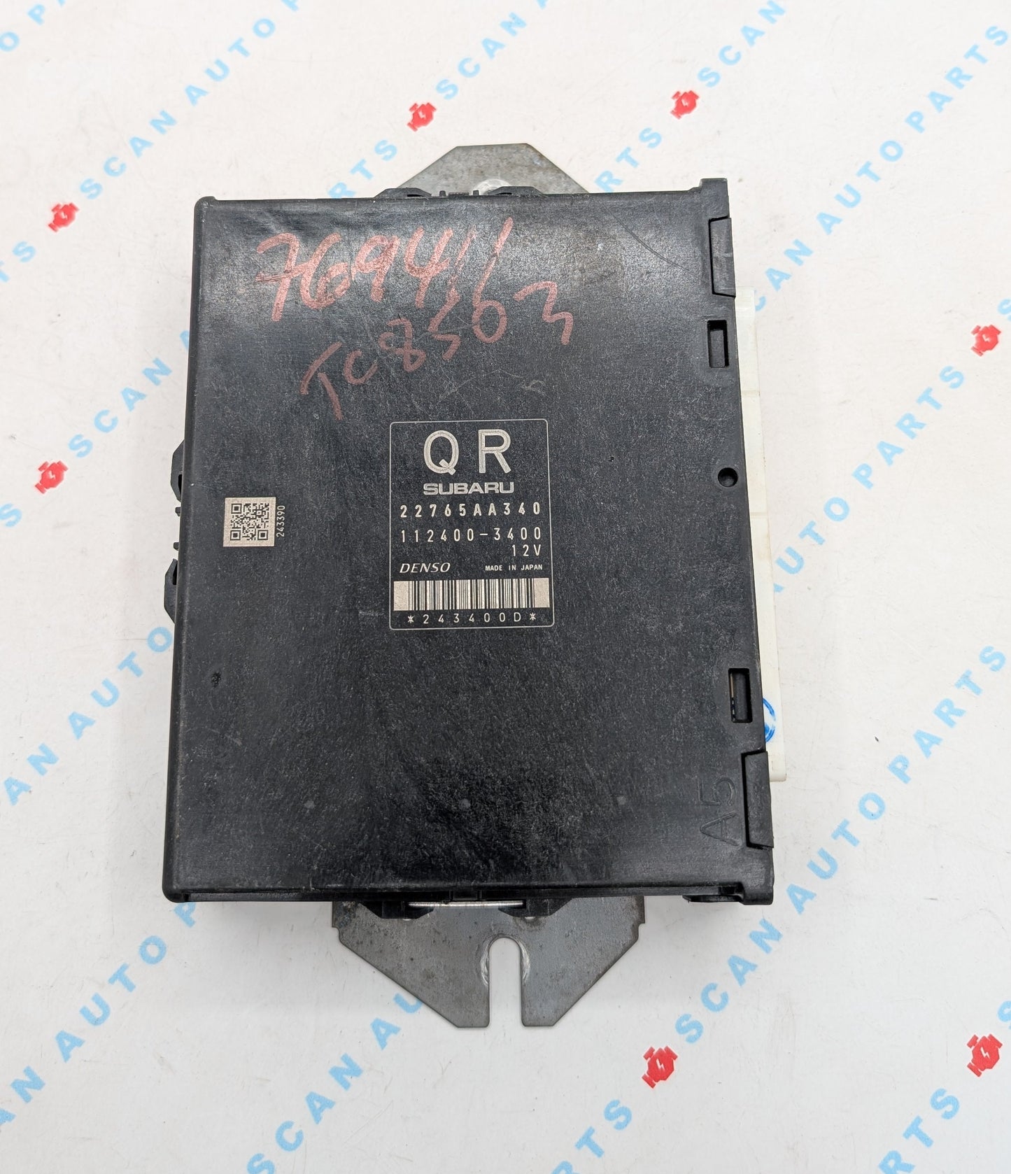 Used 2010 Subaru Forester Denso 22765AA340 ECU 112400-3400