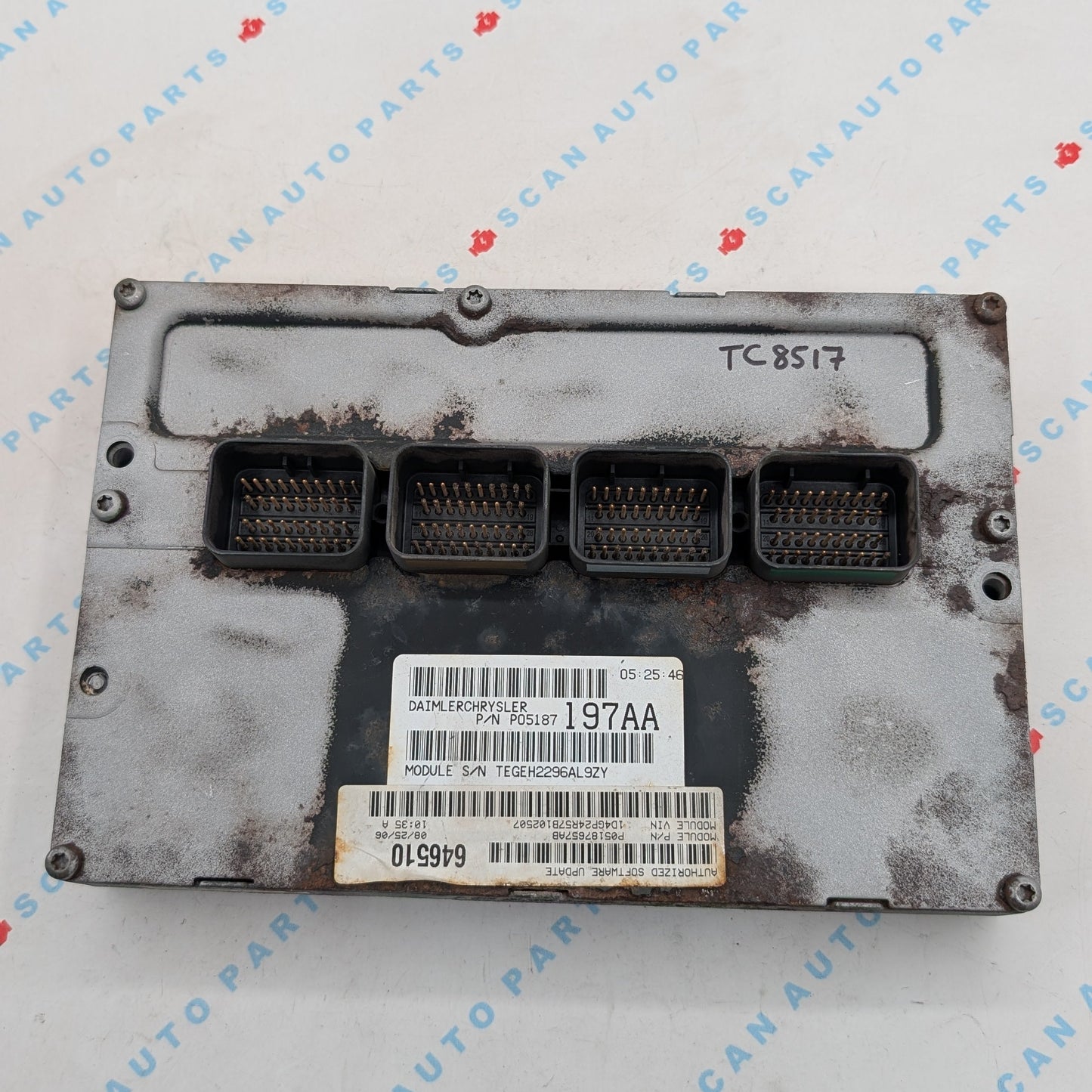 Used 2007 Dodge Caravan Chrsyler P05187197AA ECU P05187657AB