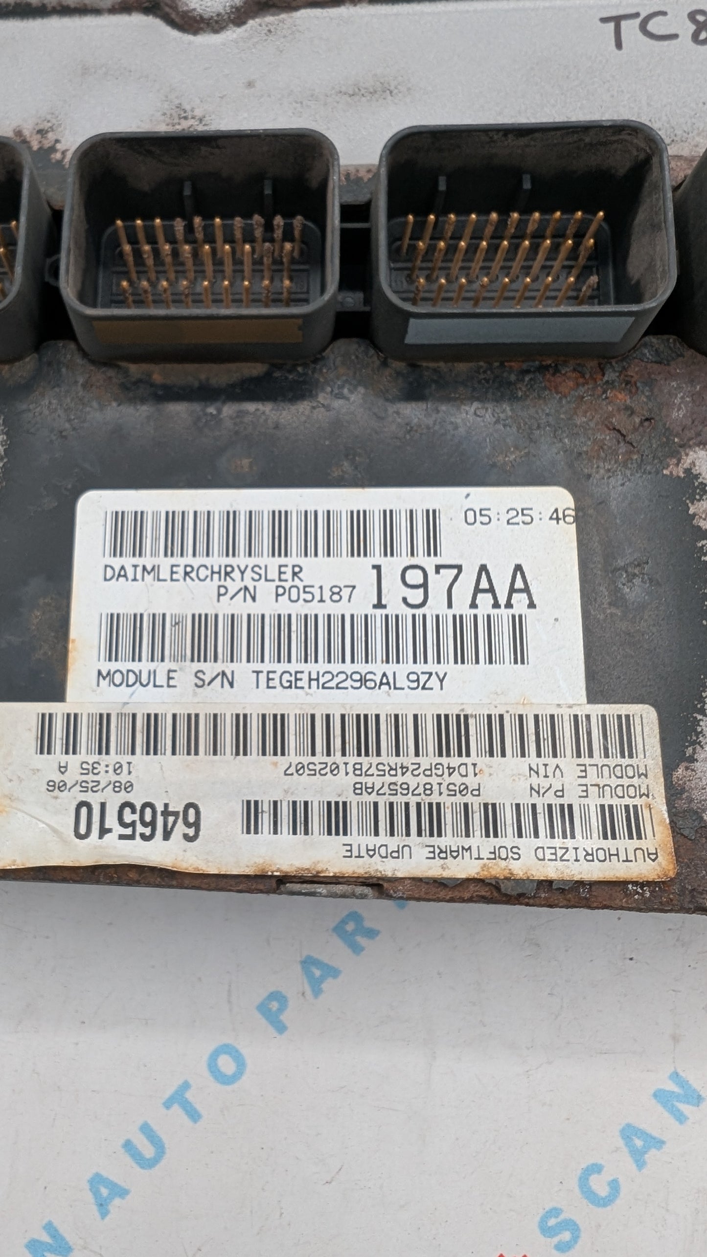 Used 2007 Dodge Caravan Chrsyler P05187197AA ECU P05187657AB