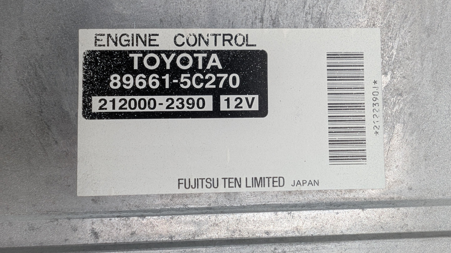 Used 2005 Toyota Echo Toyota 89661-5C270 ECU 212000-2390