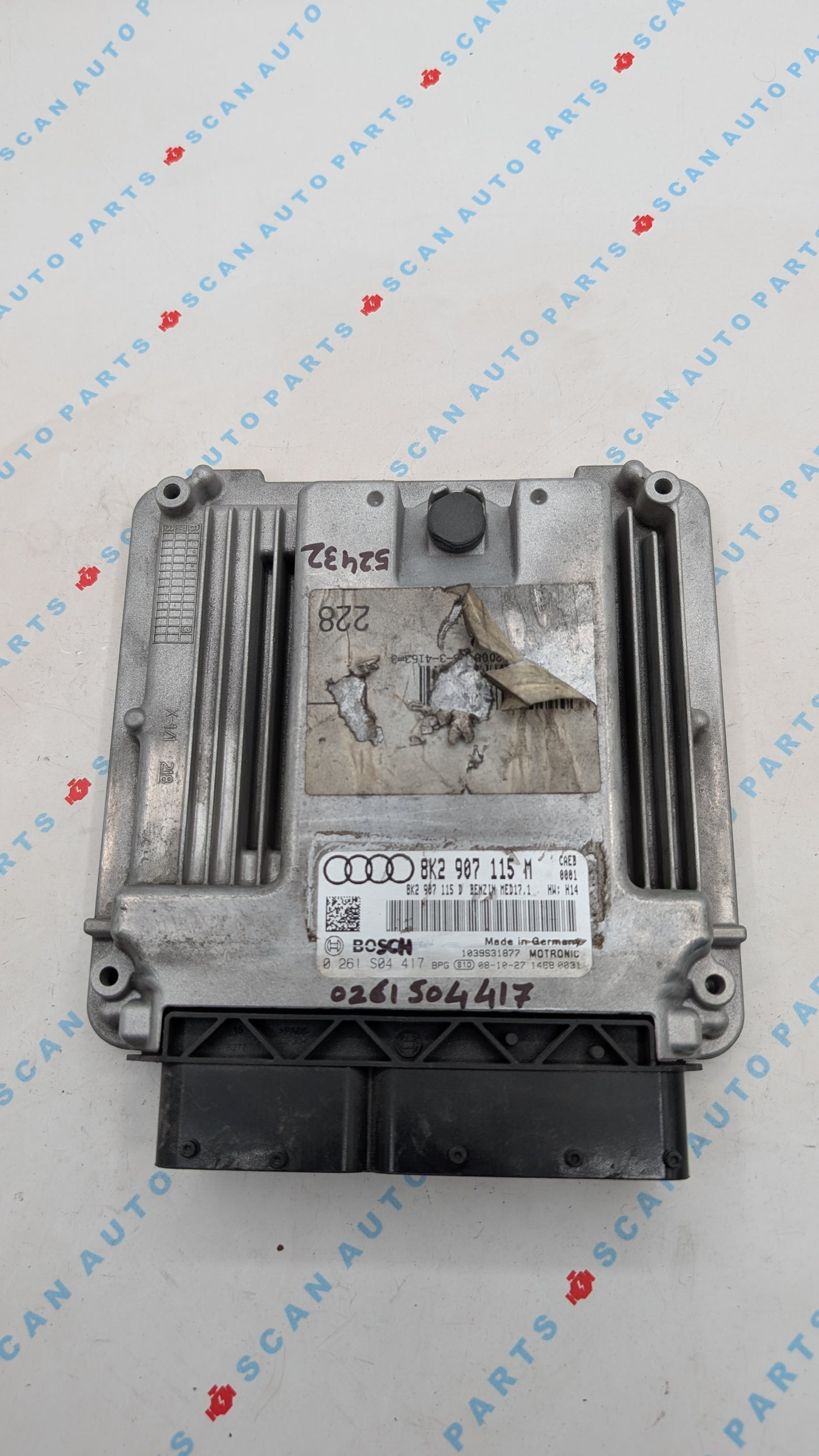 Used 2010 Audi A5 Bosch 8K2907115M ECU 0261S04417 / MED17.1