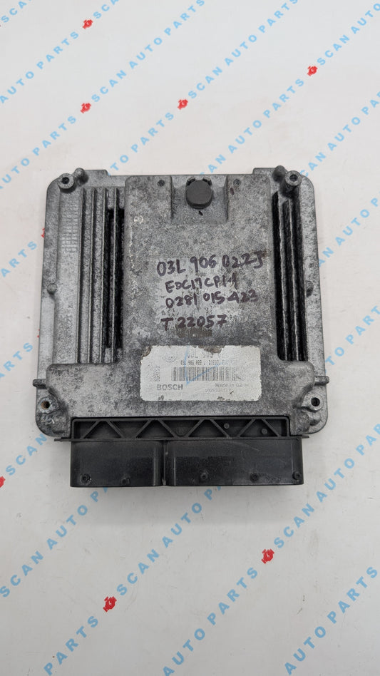 Used 2009 Volkswagen Jetta Bosch 03L906022J ECU EDC17CP14 / 0281015423