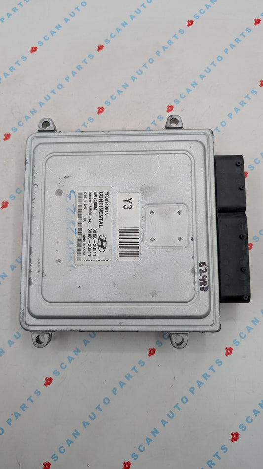 Used 2012 Hyundai Sonata Hyundai 39155-2G911 ECU SIM2K-143 / 5WY4N06A