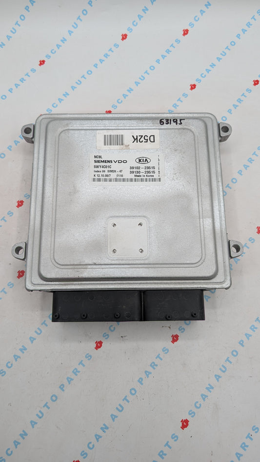 Used 2008 Ford Spectra Siemens VDO 39102-23515 ECU SIM2K-47 / 5WY4C01C