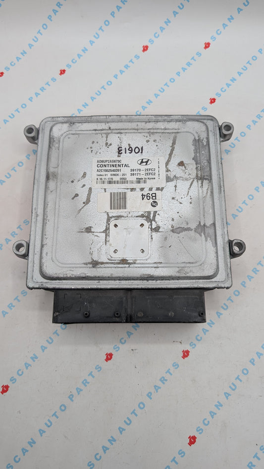 Used 2018 Hyundai Elantra Continental 39170-2EFC2 ECU SIM2K-251 / A2C1552540201