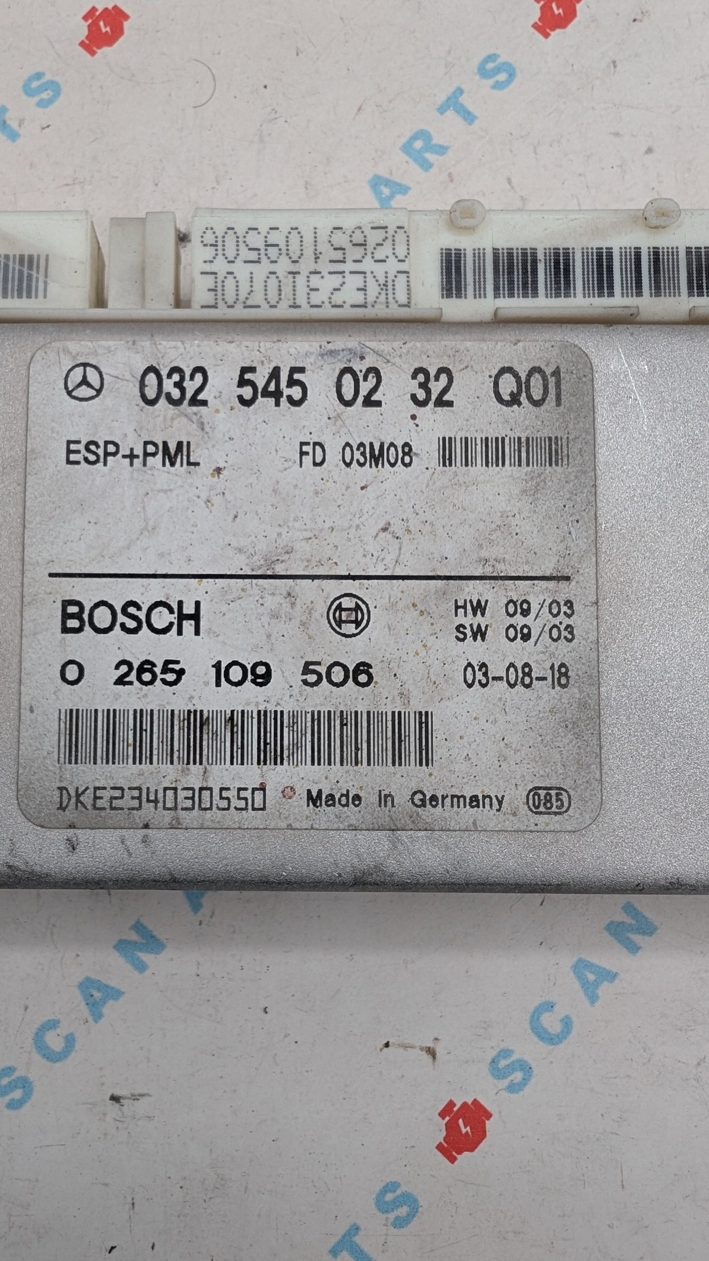 Used 2004 Mercedes E500 Bosch 0325450232Q01 ECU 0265109506