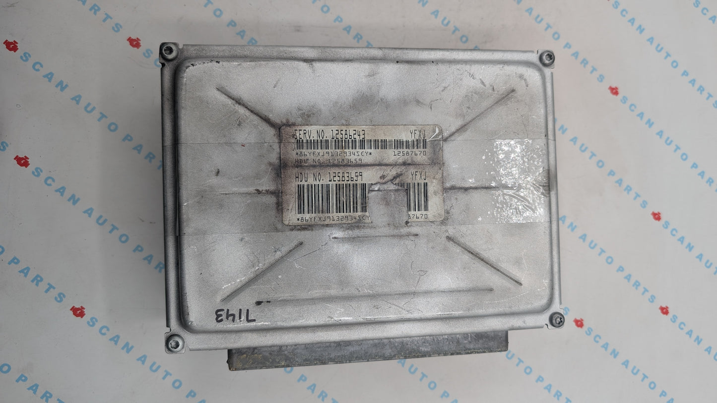 Used 2004 GMC Savana 2500 VAN Delphi 12583659 ECU 12586243
