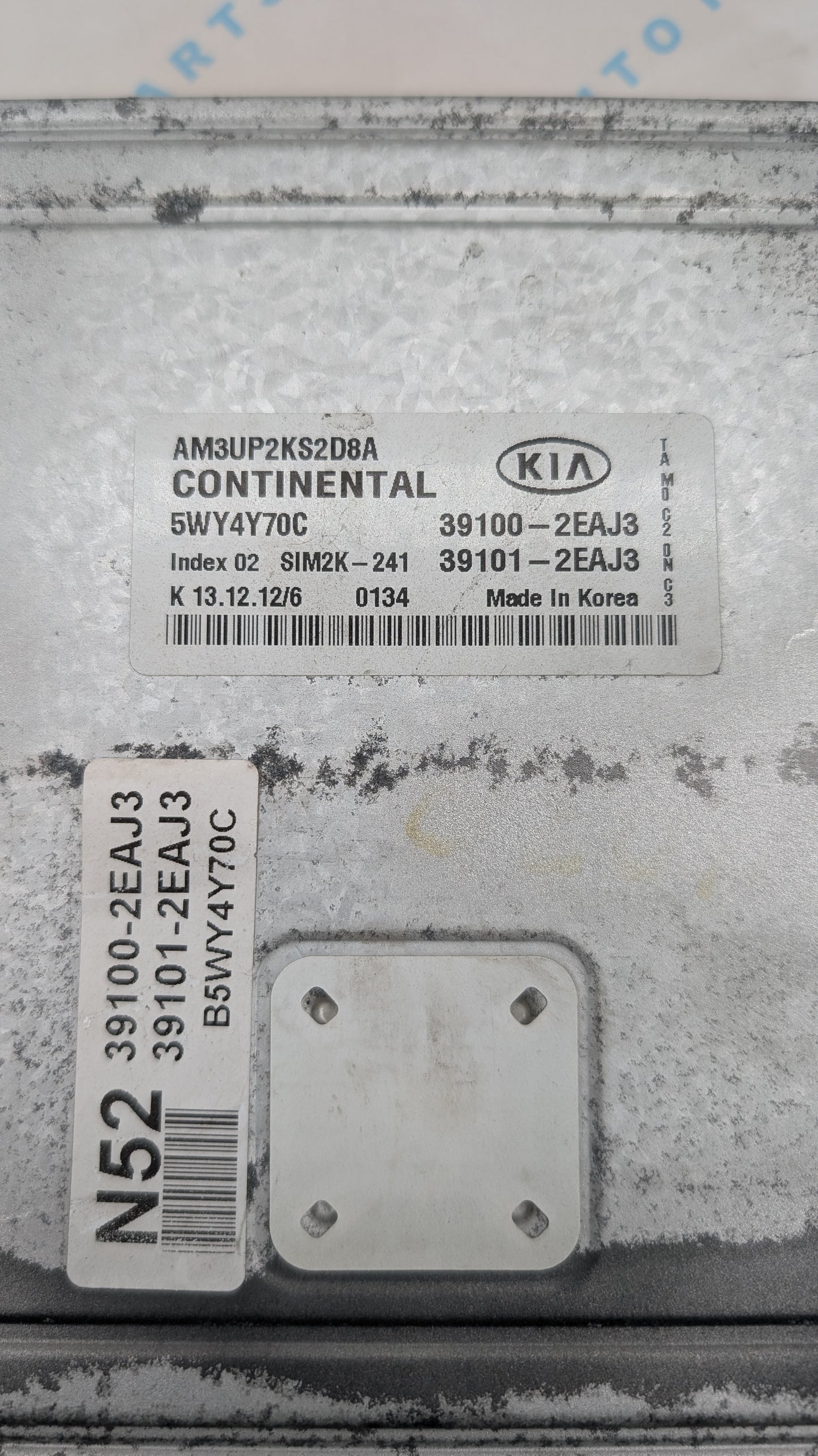 Used 2013 Kia Soul Continental 39100-2EAJ3 ECU SIM2K-241 / 5WY4Y70C