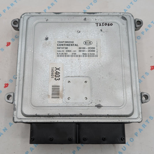 Used 2014 Kia Forte Continental 39100-2EXB0 ECU SIM2K-241 / 5WY4Y18E