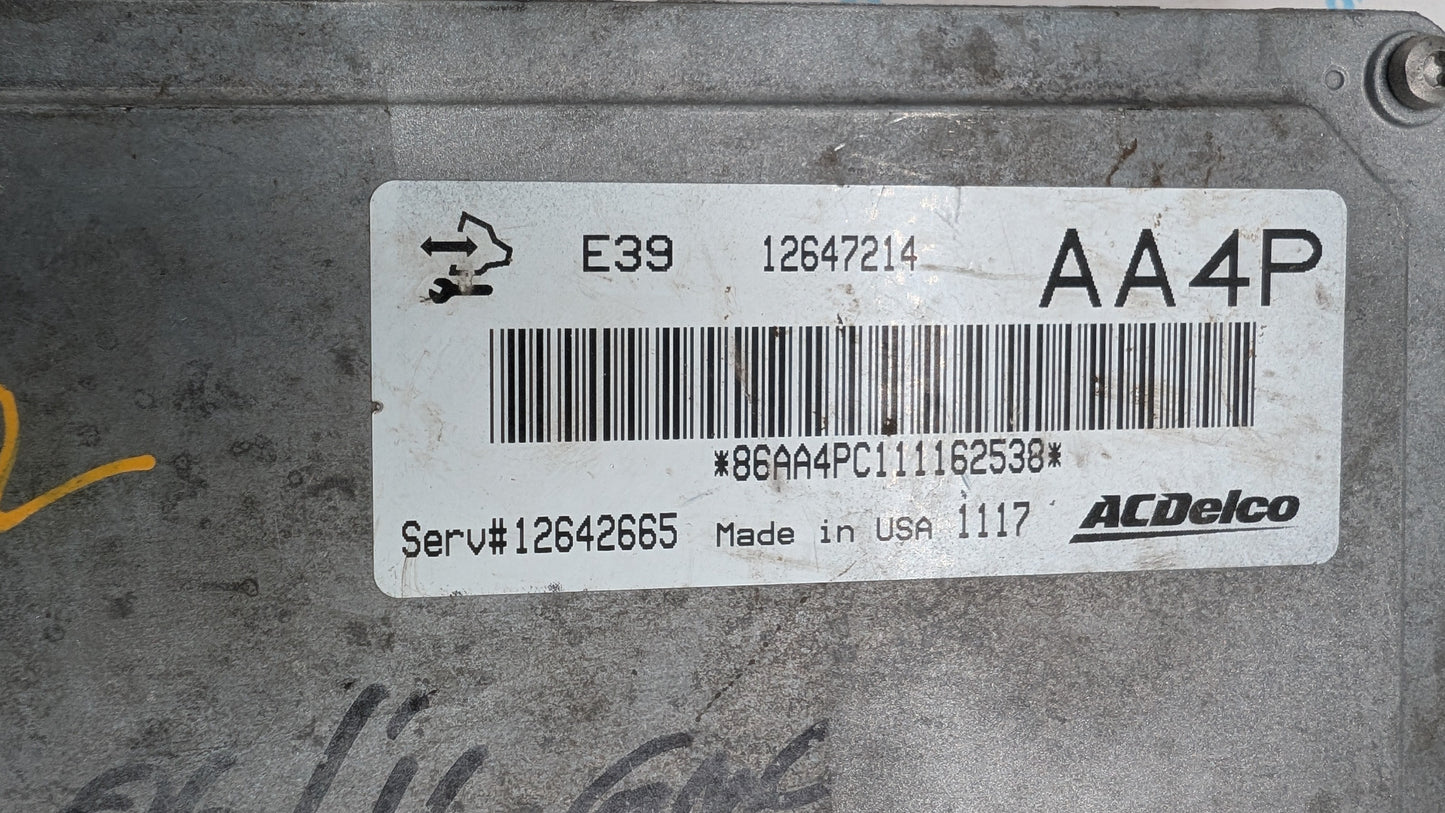 Used 2011 GMC Terrain ACDelco E39 12647214 ECU 12642665