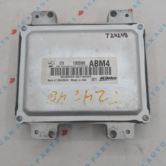 Used 2013 Chevrolet Cruze ACDelco E78 12655586 ECU 12643636