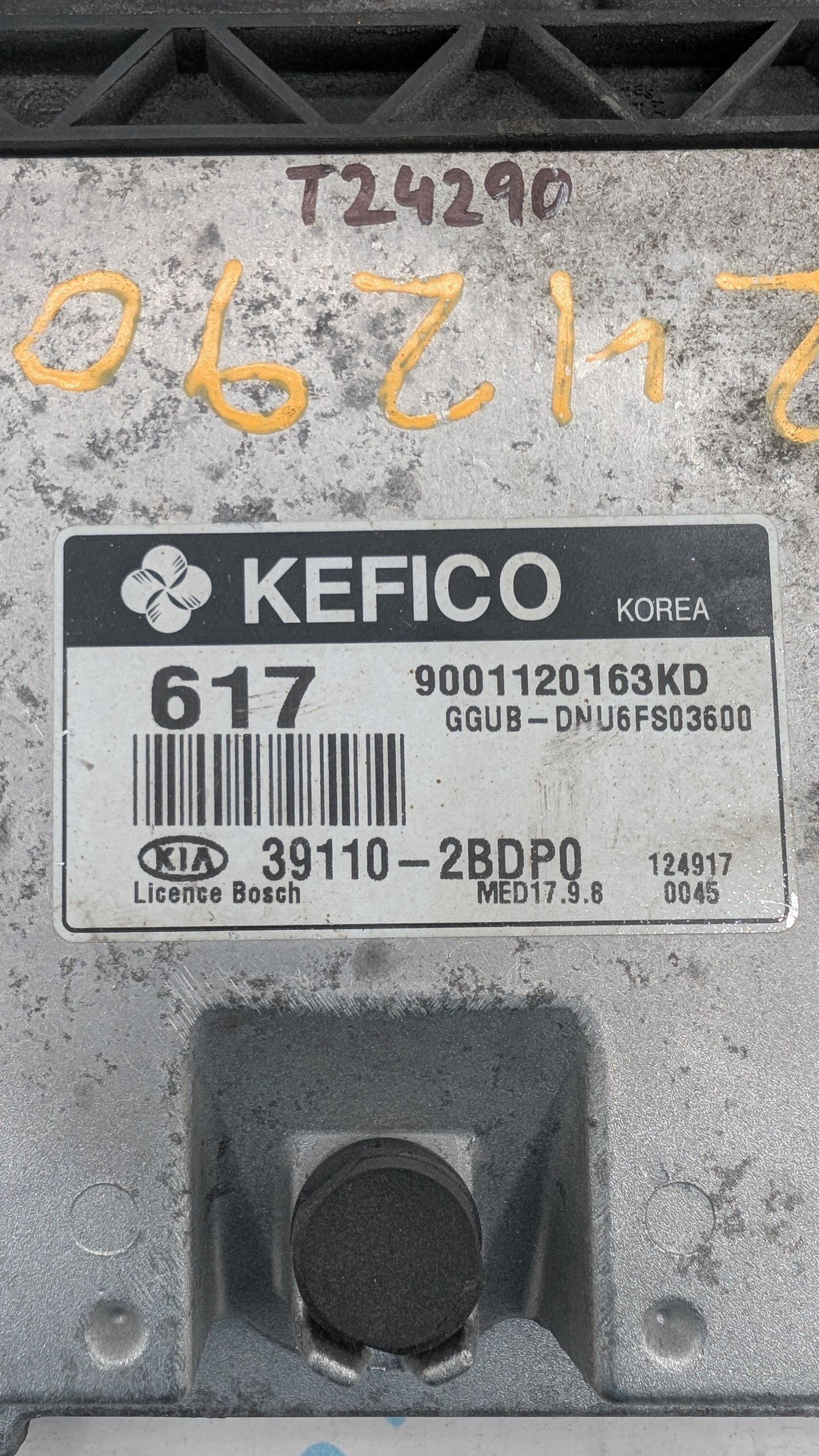 Used 2013 Kia Rio Kefico 39110-2BDP0 ECU MED17.9.8