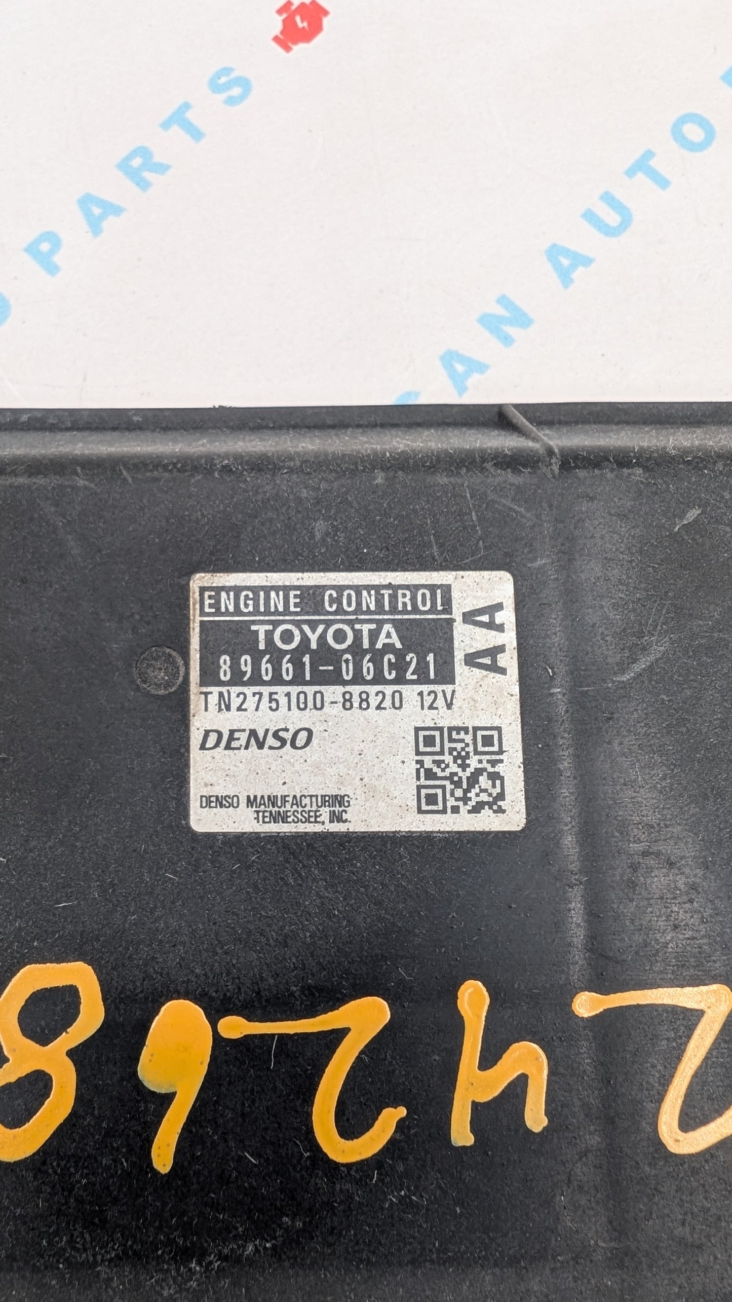 Used 2007 Toyota Camry Denso 89661-06C21 ECU TN275100-8820