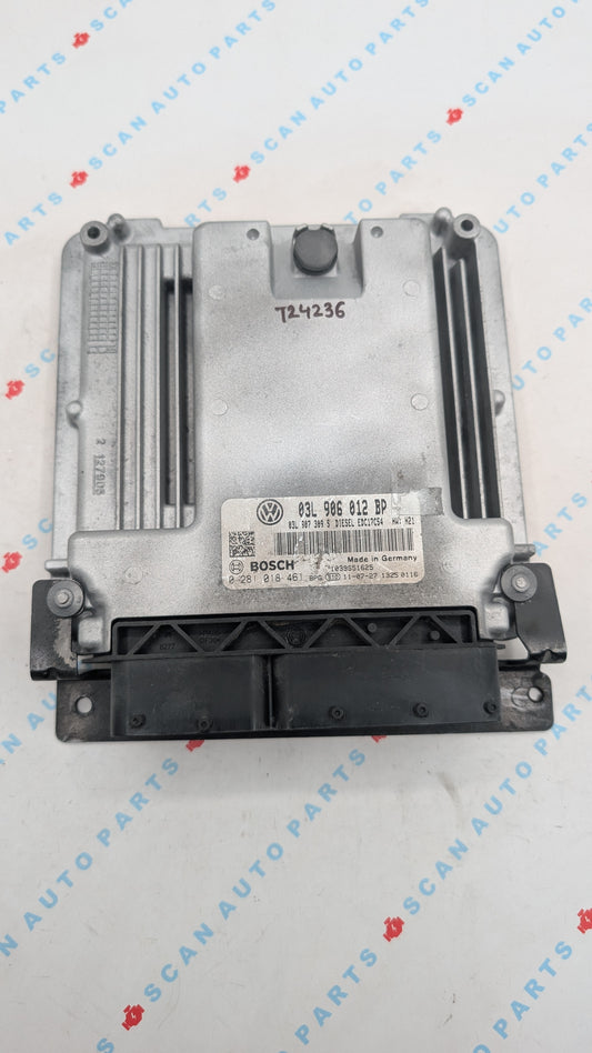 Used 2012 Volkswagen Passat Bosch 03L906012BP ECU 0281018461 / EDC17C54