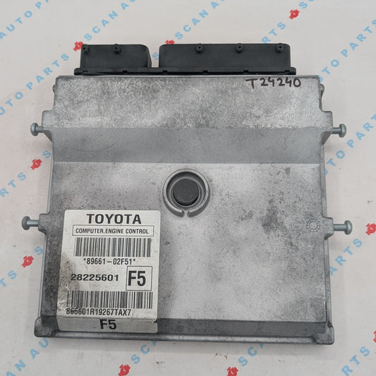 Used 2010 Toyota Corolla Toyota 89661-02F51 ECU 28225601
