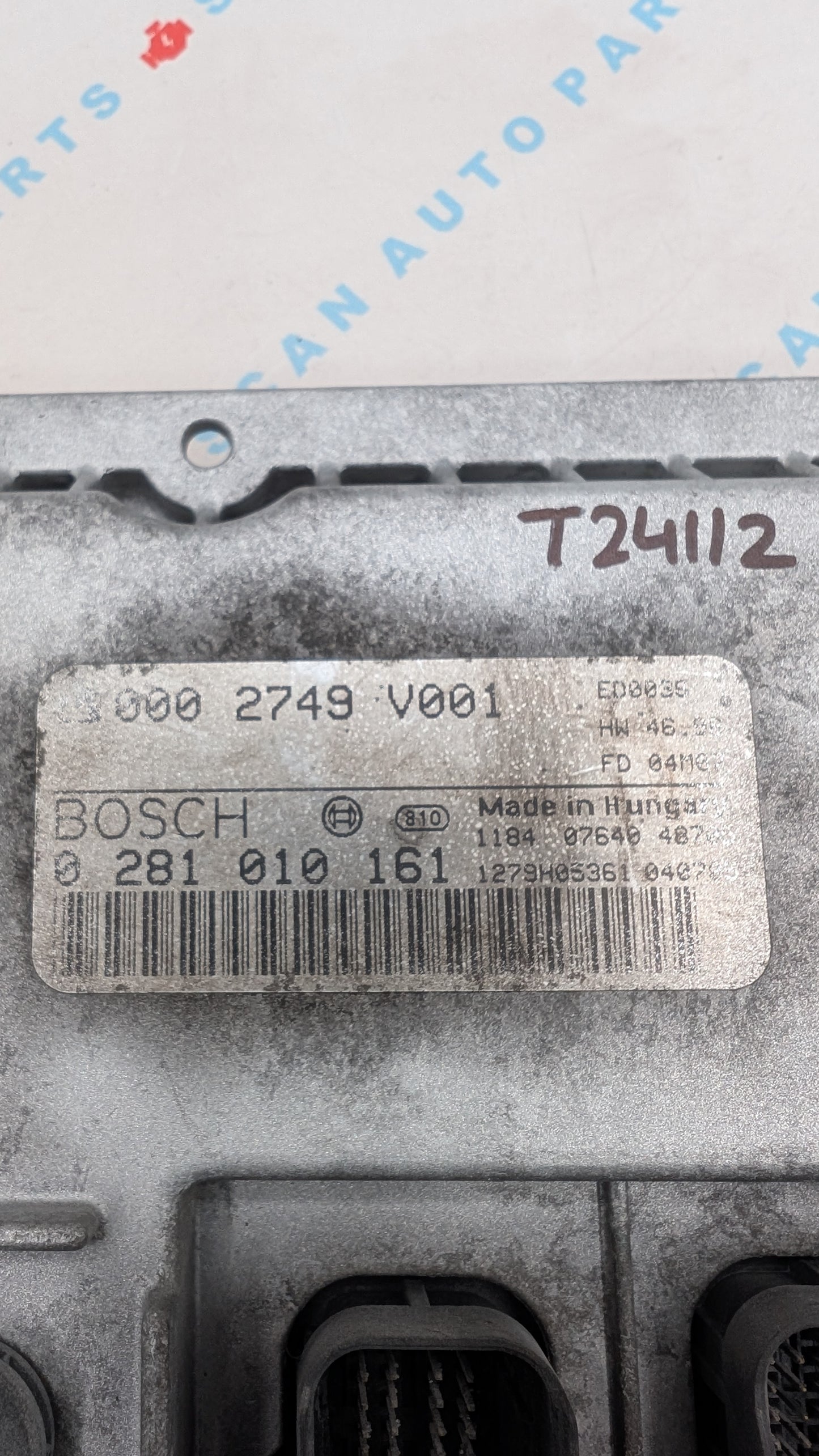 Used 2005 SmartFor2 Bosch 0002749V001 ECU 0281010161