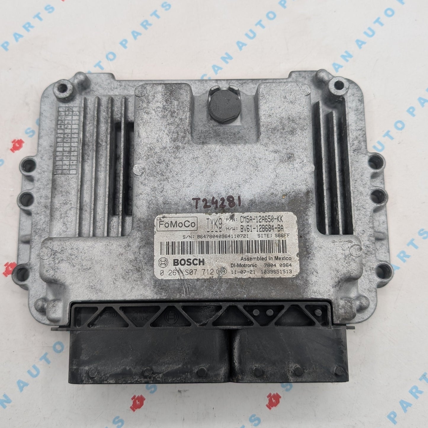 Used 2012 Ford Focus Bosch CM5A-12A650-KK ECU 0261S07712