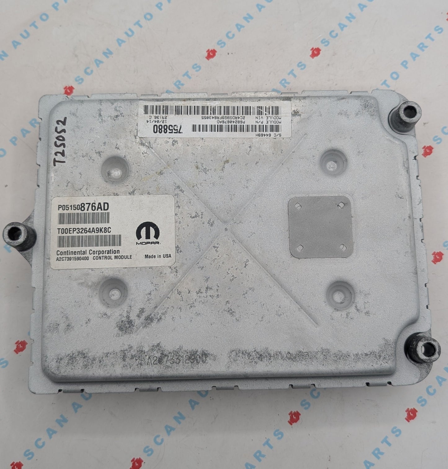Used 2015 Dodge Caravan Continental P68240676AD ECU P05150876AD