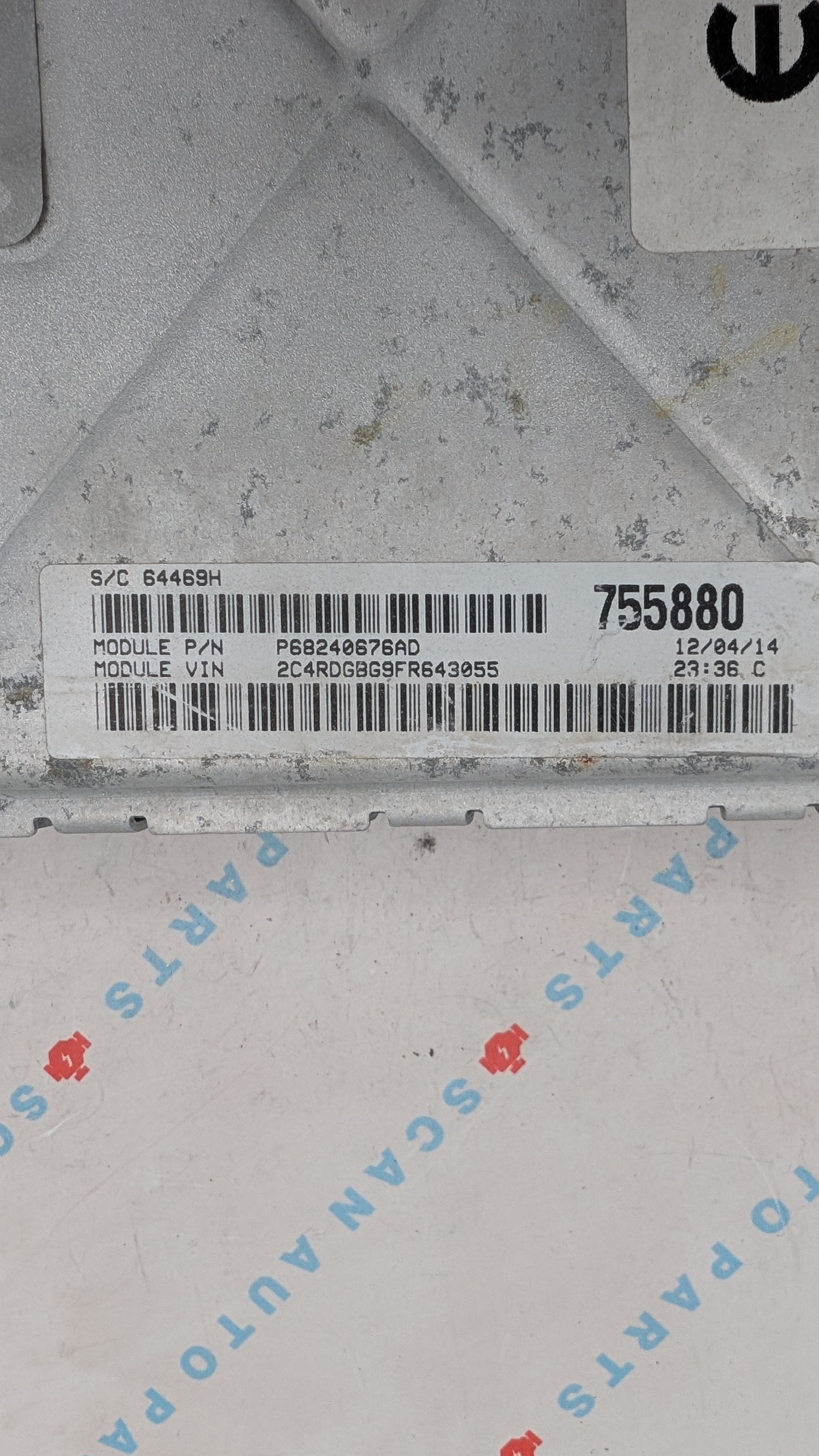 Used 2015 Dodge Caravan Continental P68240676AD ECU P05150876AD